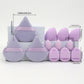 Set de 12 esponjas y borlas de maquillaje