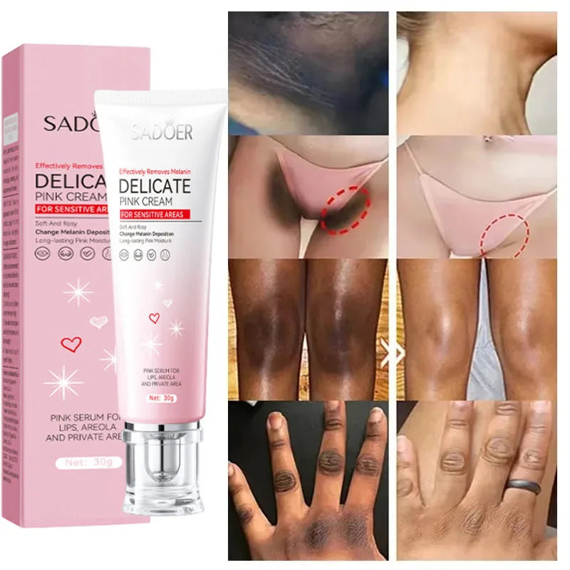 Crema Corporal Aclarante de Niacinamida 30g – Iluminadora y Nutritiva para Zonas Íntimas
