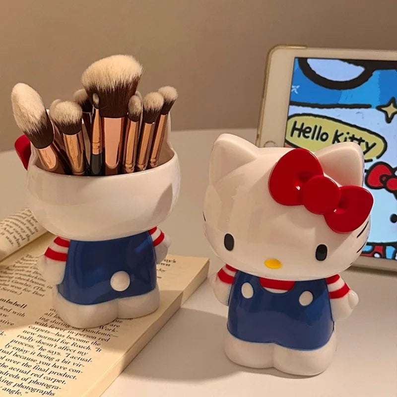 Portalápices Hello Kitty de PVC – Organizador de Escritorio Creativo y Decorativo