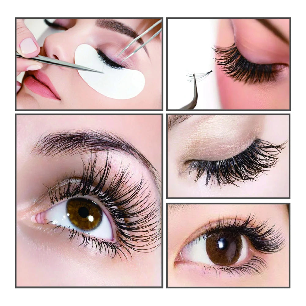 Parches de Hidrogel para Extensiones de Pestañas AILEISH (Protector Antiojeras para Maquillaje y Aislamiento de Pestañas)