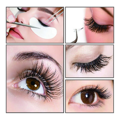 Parches de Hidrogel para Extensiones de Pestañas AILEISH (Protector Antiojeras para Maquillaje y Aislamiento de Pestañas)