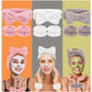 Set spa de diadema y muñequeras de microfibra