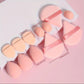 Set de 12 esponjas y borlas de maquillaje