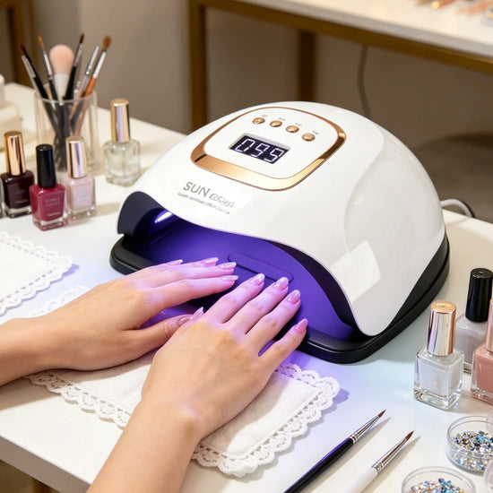Lámpara de uñas de 81 LED con sensor automático