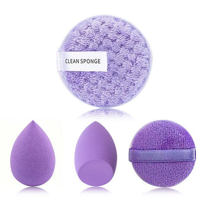 Kit de Maquillaje y Belleza de 33 Piezas (Set Completo con Esponjas Grandes y Pequeñas para una Aplicación Impecable)