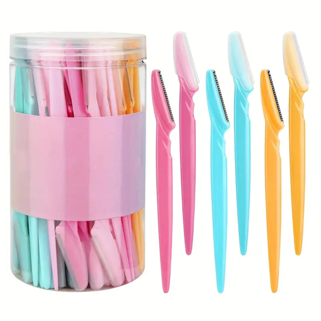 Set de Cuchillas Perfiladoras Faciales y de Cejas (Cortador de Vello Facial y Corporal de Alta Precisión en Acero Inoxidable)