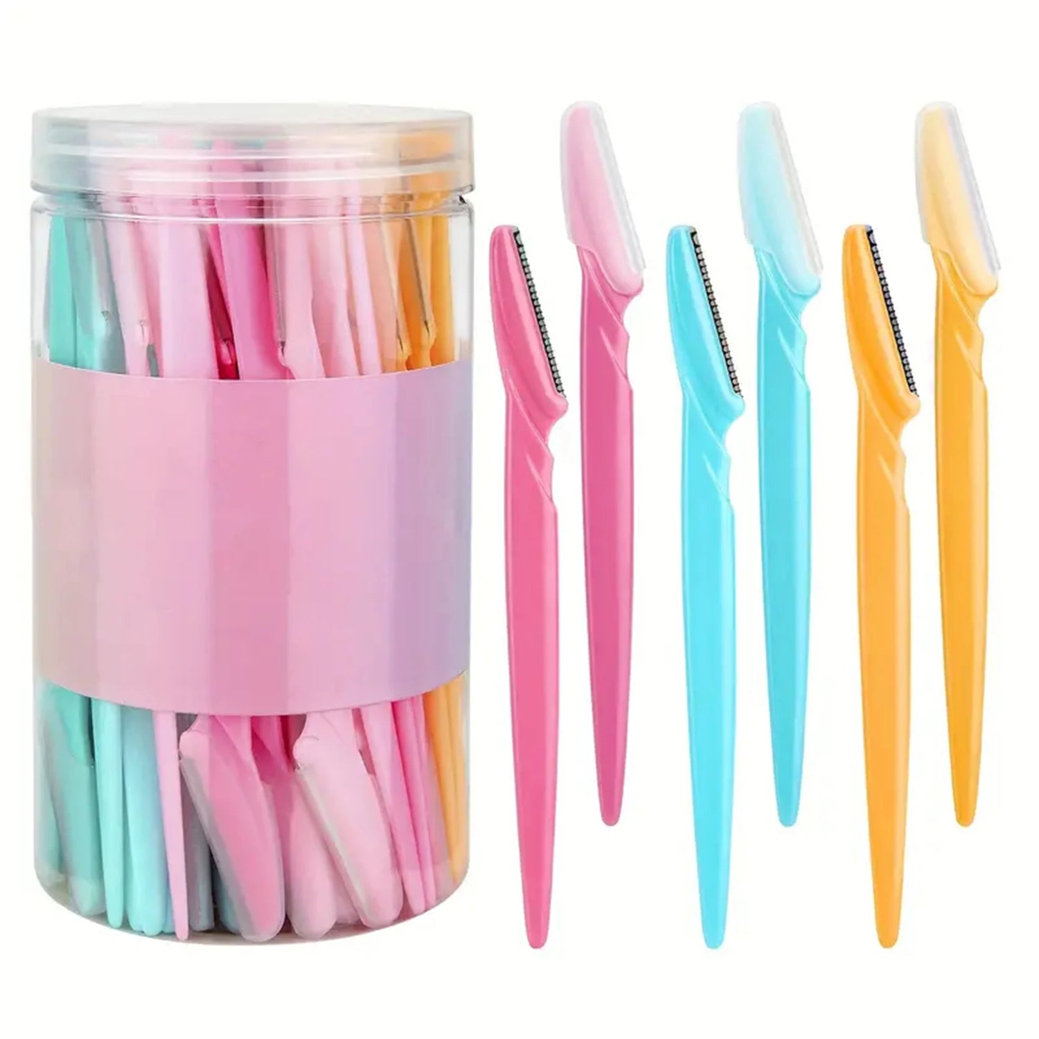 Set de Cuchillas Perfiladoras Faciales y de Cejas (Cortador de Vello Facial y Corporal de Alta Precisión en Acero Inoxidable)