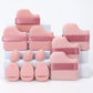 Set de 12 esponjas y borlas de maquillaje