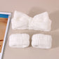Set spa de diadema y muñequeras de microfibra