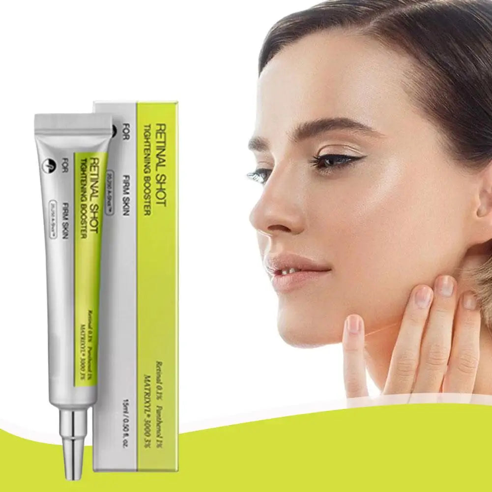 Esencia Hidratante de Retinol Coreano y Contorno de Ojos Antiedad (Rejuvenecedor y Reductor de Poros)