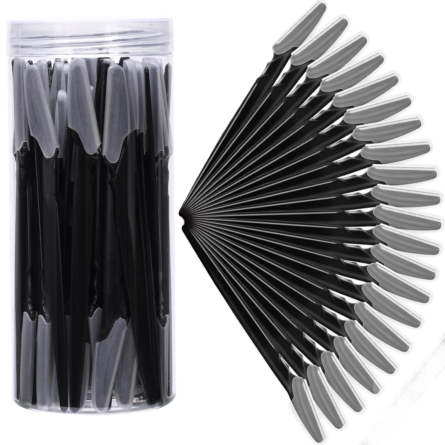 Set de Cuchillas Perfiladoras Faciales y de Cejas (Cortador de Vello Facial y Corporal de Alta Precisión en Acero Inoxidable)
