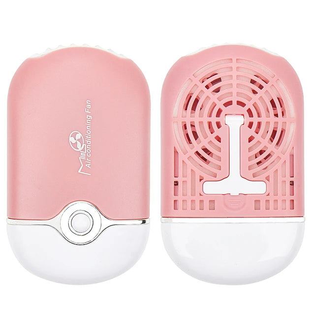 Mini Ventilador USB Portátil para Secado de Pestañas y Esmalte de Uñas