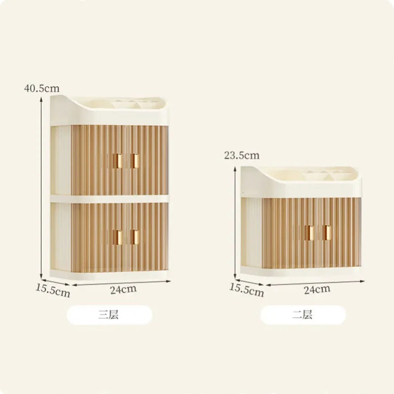 Organizador de Maquillaje con Doble Puerta