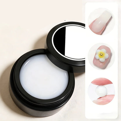 Gel de Uñas 3D Escultórico (Capa Dura No Pegajosa para Diseños en Relieve, Lazos y Nail Art)