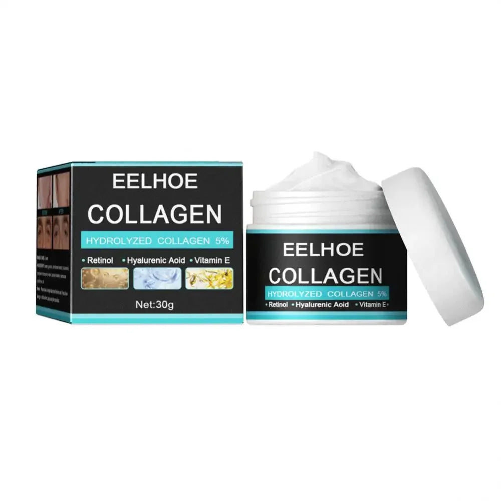 Crema Facial de Colágeno para Hombre – Antiedad, Reafirmante e Hidratante con Ácido Hialurónico