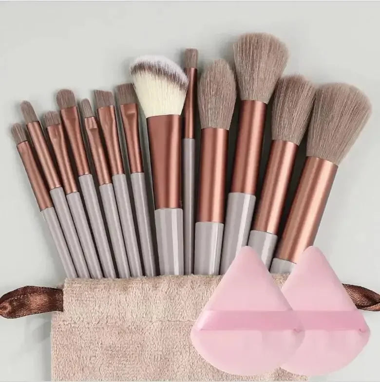 Professionelles Make-up-Pinselset, weich und dicht für Grundierung, Puder, Augen und zum Verblenden