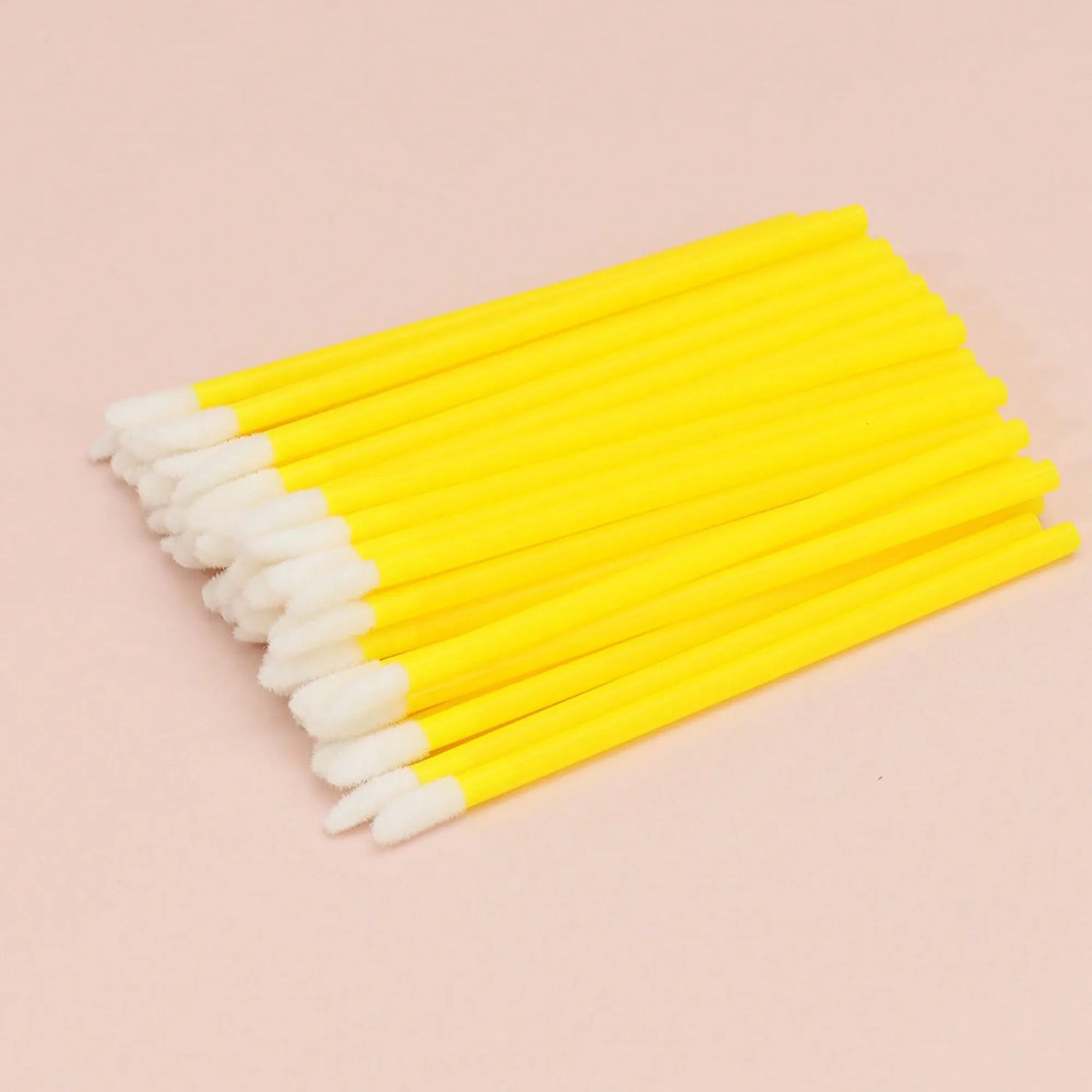 50-Pack Disposable Eyelash and Eyebrow Brushes with Crystal Handle (Makeup Spoolies)