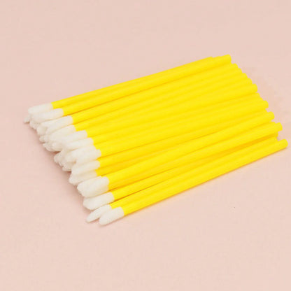 50-Pack Disposable Eyelash and Eyebrow Brushes with Crystal Handle (Makeup Spoolies)