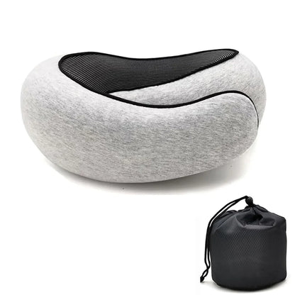 Almohada de viaje cervical de espuma viscoelástica