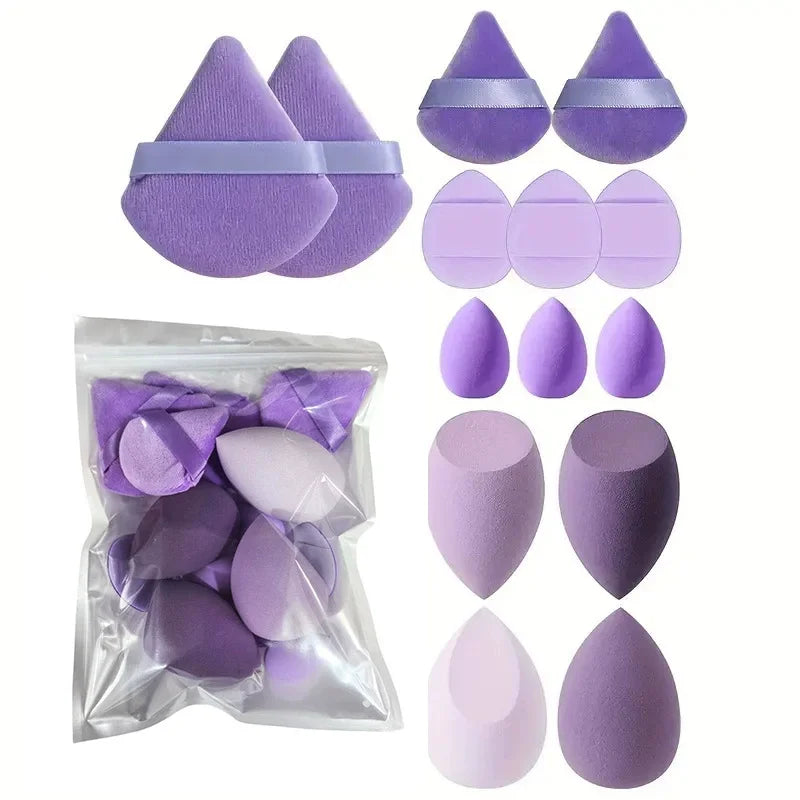Kit de Maquillaje y Belleza de 33 Piezas (Set Completo con Esponjas Grandes y Pequeñas para una Aplicación Impecable)