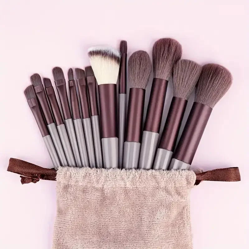 Professionelles Make-up-Pinselset, weich und dicht für Grundierung, Puder, Augen und zum Verblenden