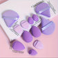 Set de 12 esponjas y borlas de maquillaje