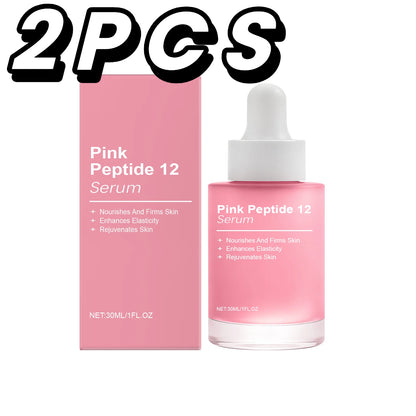 Sérum Facial Pink Peptide 12 con Niacinamida – Efecto Glass Skin Coreano