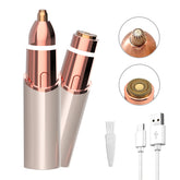 Recortador facial 2 en 1 para cejas y vello