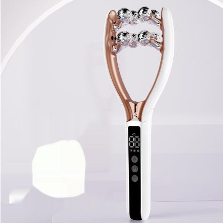 Masajeador Facial EMS Doble Onda V-Roller para skincare