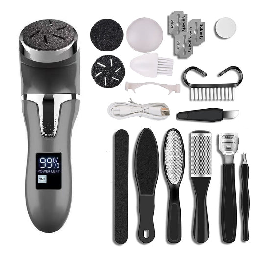 Exfoliador de Pies Eléctrico con Pantalla LCD